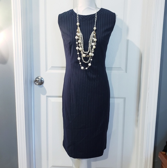 Jones New York Dresses & Skirts - NWT Jones New York Sleeveless Pinstripe Dress